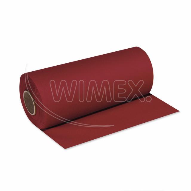 Tischläufer aus PAP FSC Mix-Airlaid bordeaux 40 cm x 24 m, Packung mit 1 Stück