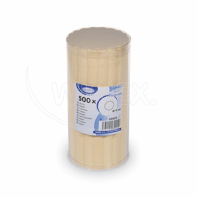 Untersetzer PAP FSC Mix-Airlaid Ø 9 cm champagner, Packung mit 500 Stück
