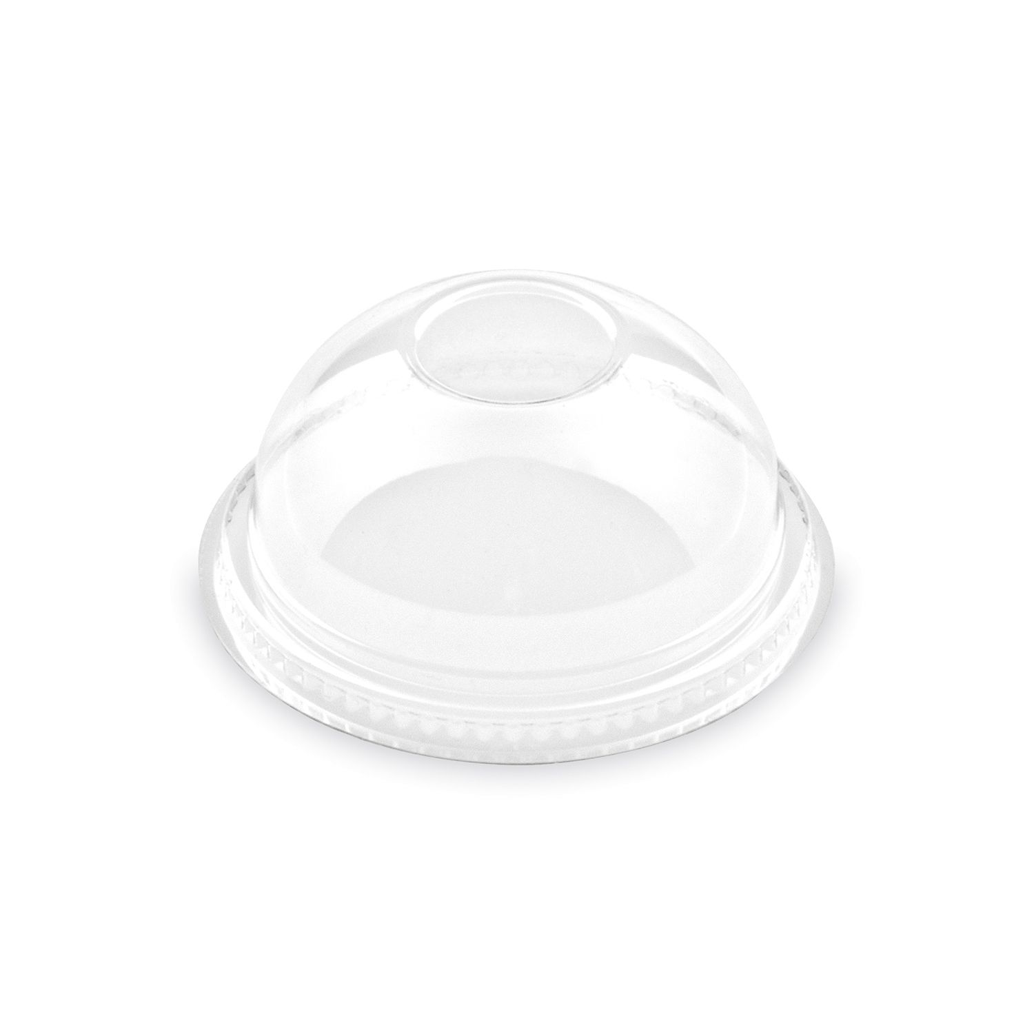 Domdeckel rPET klar für Becher Ø 78 mm, Packung mit 50 Stück