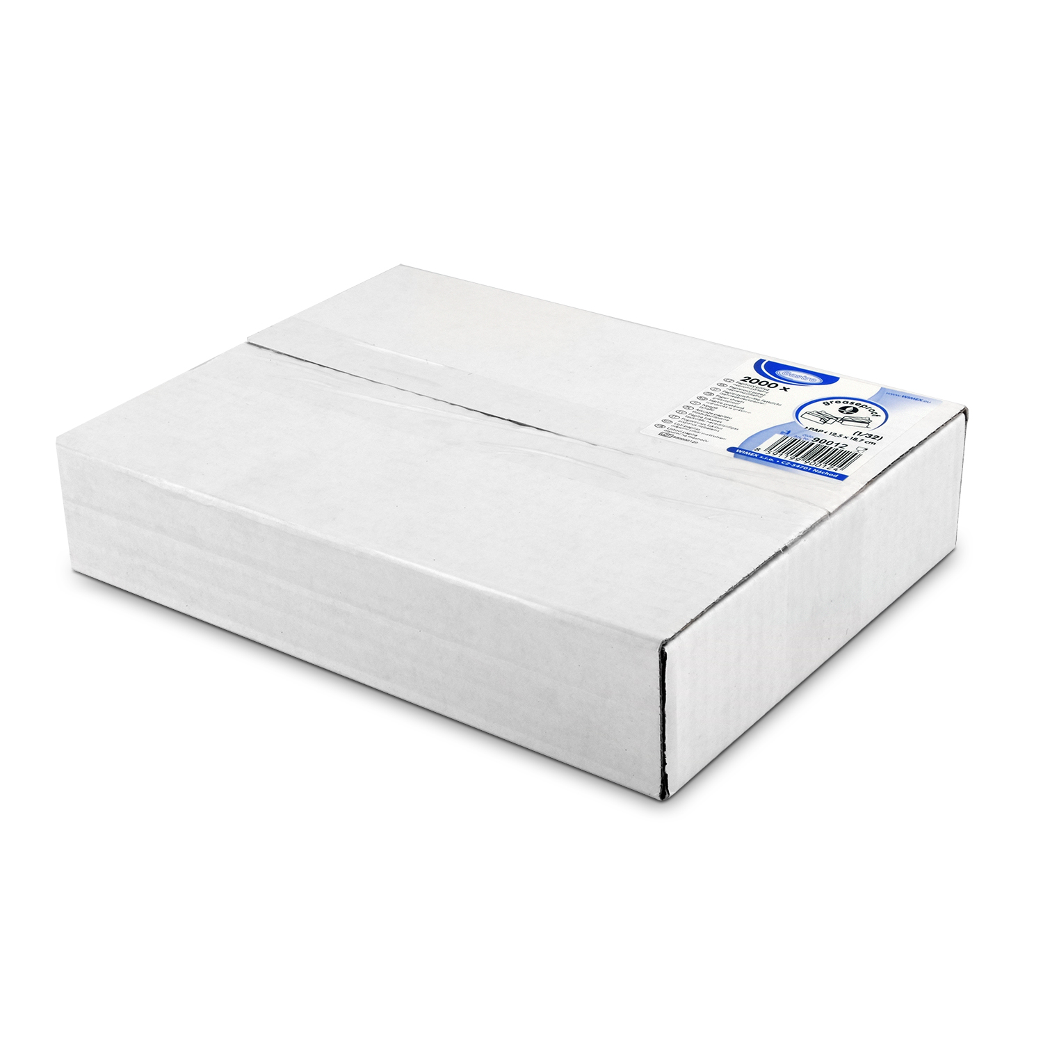 Sahneabdeckpapier PAP weiss 12,5 x 18,7 cm, Packung mit 2000 Stück
