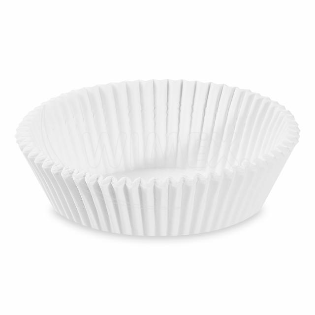Gebäckkapsel PAP weiss Ø 70 x 20 mm, Packung mit 1000 Stück