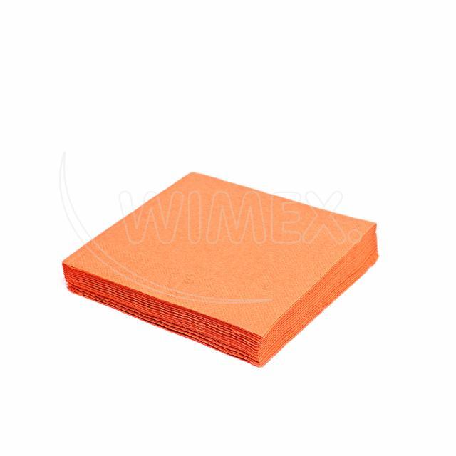 Serviette PAP FSC Mix 3-lagig orange 33 x 33 cm, Packung mit 20 Stück