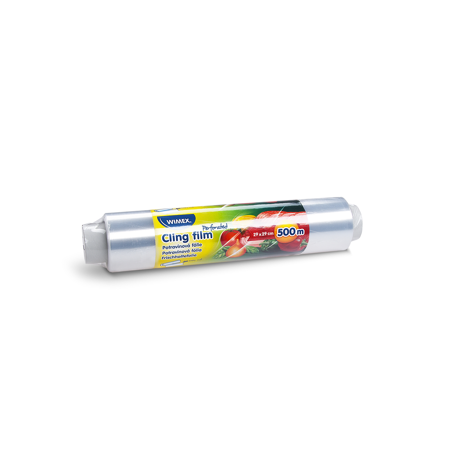Frischhaltefolie (PE) perforiert 9µm 29x29cm x 500m einzeln verpackt Frischhaltefolie (PE) perforiert 9µm 29x29cm x 500m einzeln verpackt