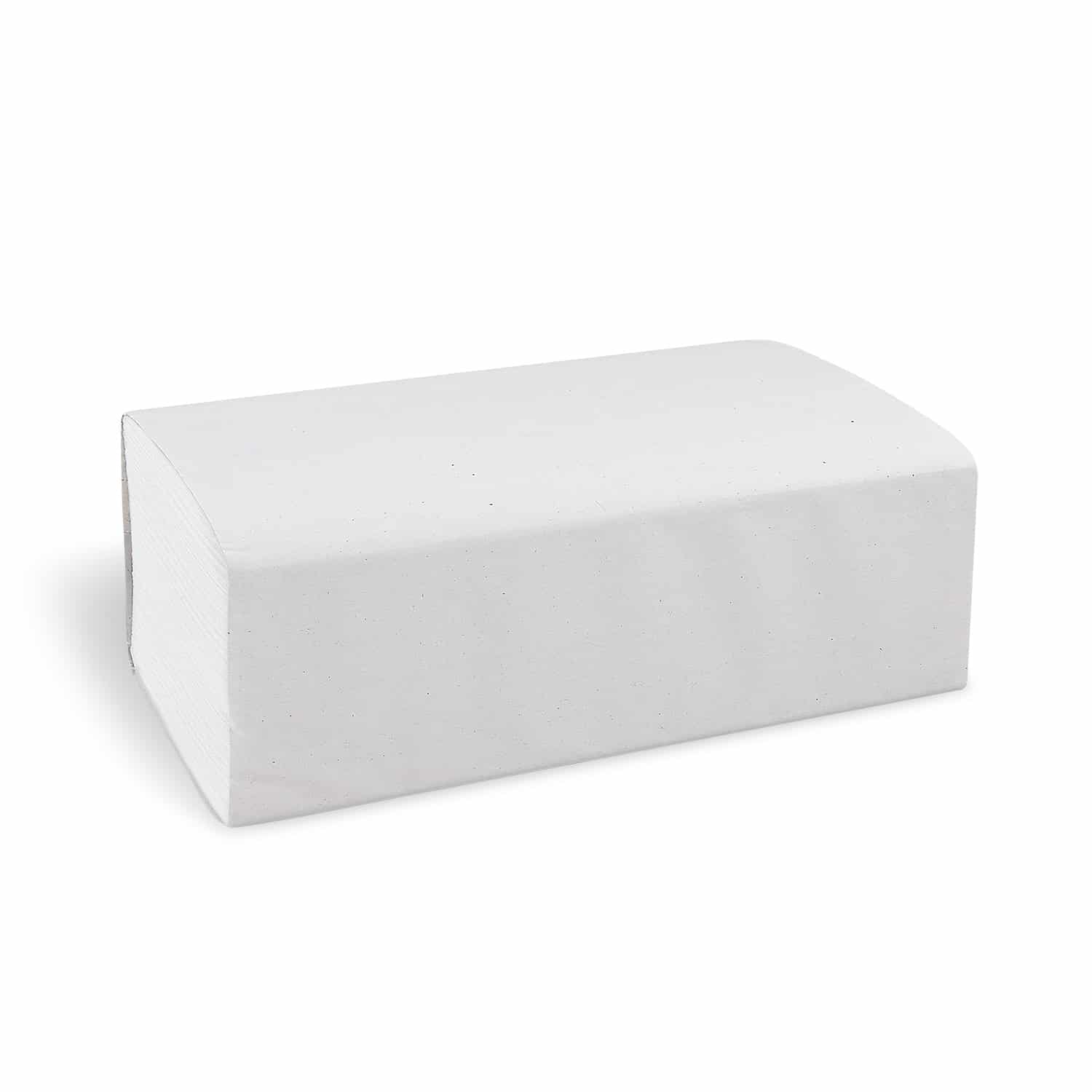 Papier-Falthandtuch aus Papier FSC Mix, Z-Falz, 2-lagig, weiss, 20,6 x 24 cm, Packung mit 3750 Stück