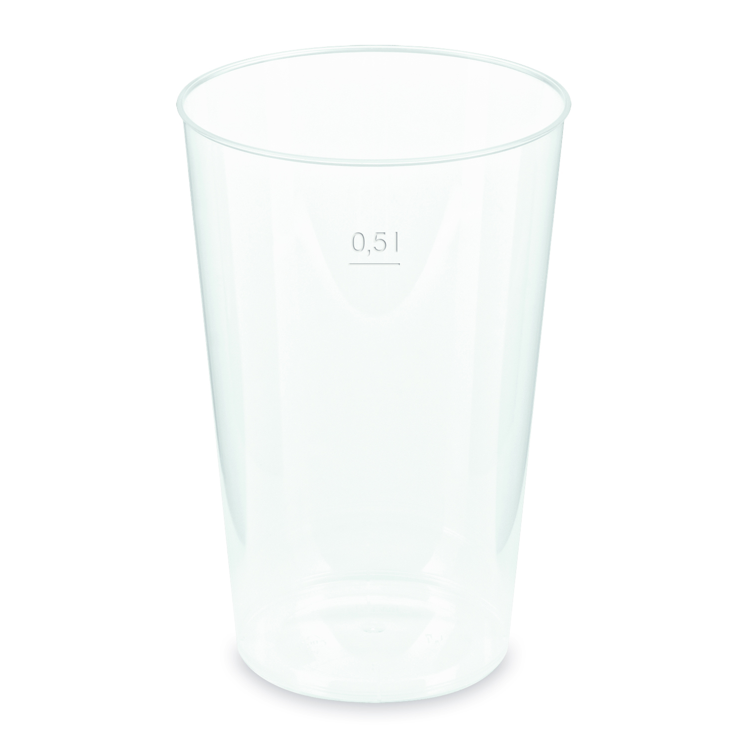 Pfandbecher (PP) extra-stark Ø93mm 0,5L Pfandbecher (PP) extra-stark Ø93mm 0,5L