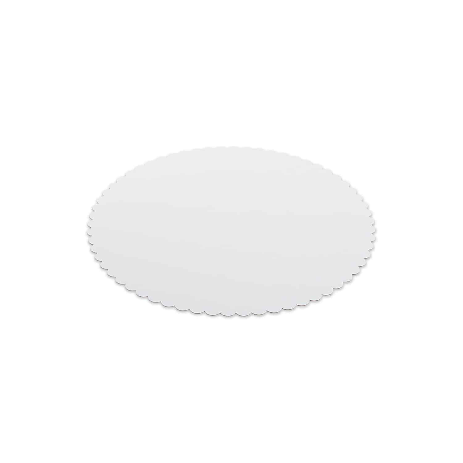 Tortenunterlage aus Pappe weiss Ø 25 cm, Packung mit 100 Stück