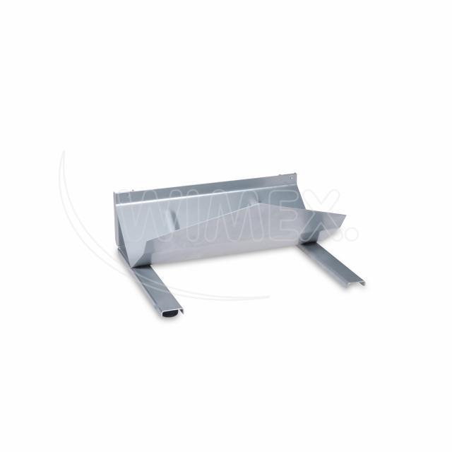 Abrollgerät für perforierte Frischhaltefolien aus Metall, Packung mit 1 Stück