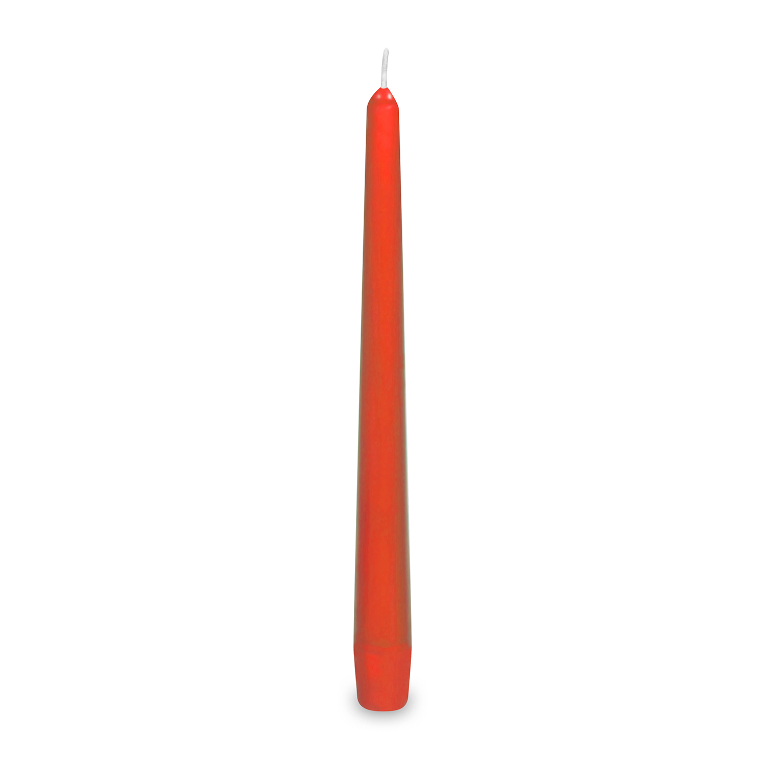 Spitzkerze Wachs rot Ø 23 x 245 mm, ca. 8 Std., Packung à 10 Stück