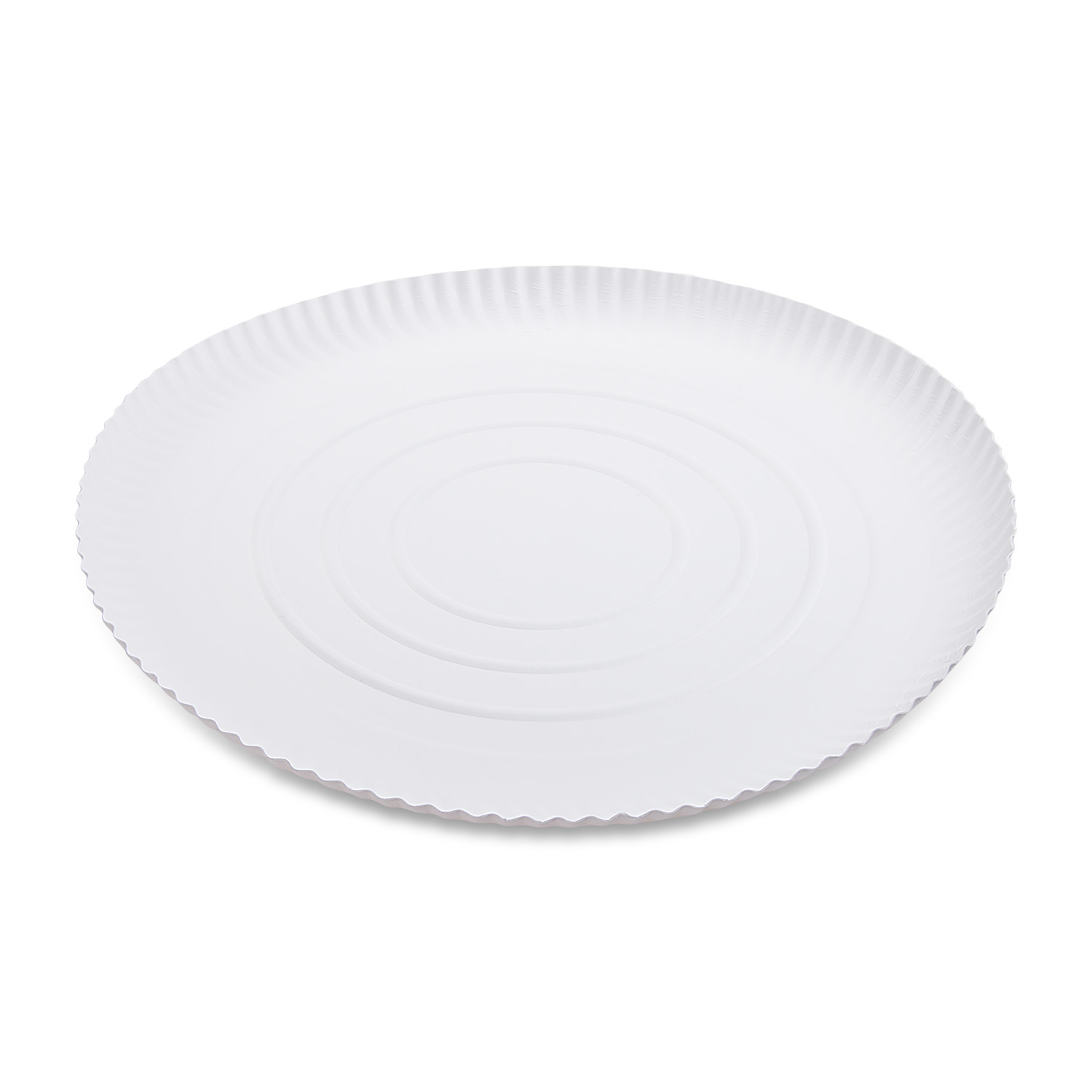 Pappteller tief weiß Ø34cm Pappteller tief weiß Ø34cm