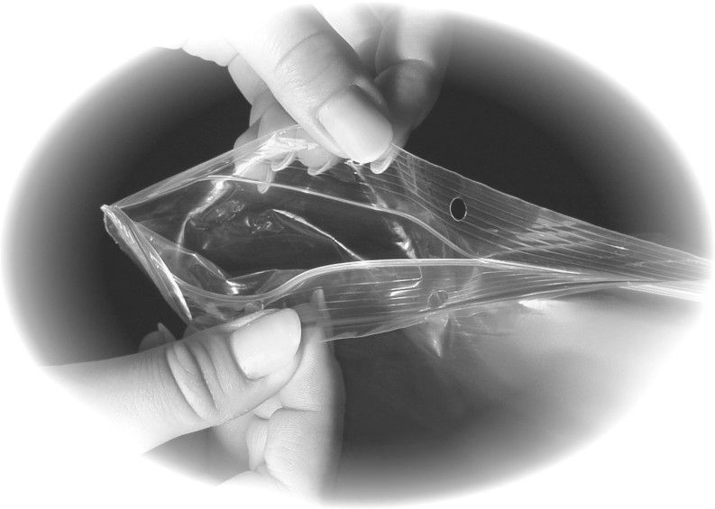 Schnellverschlussbeutel LDPE transparent 5 x 7 cm, Packung mit 1000 Stück