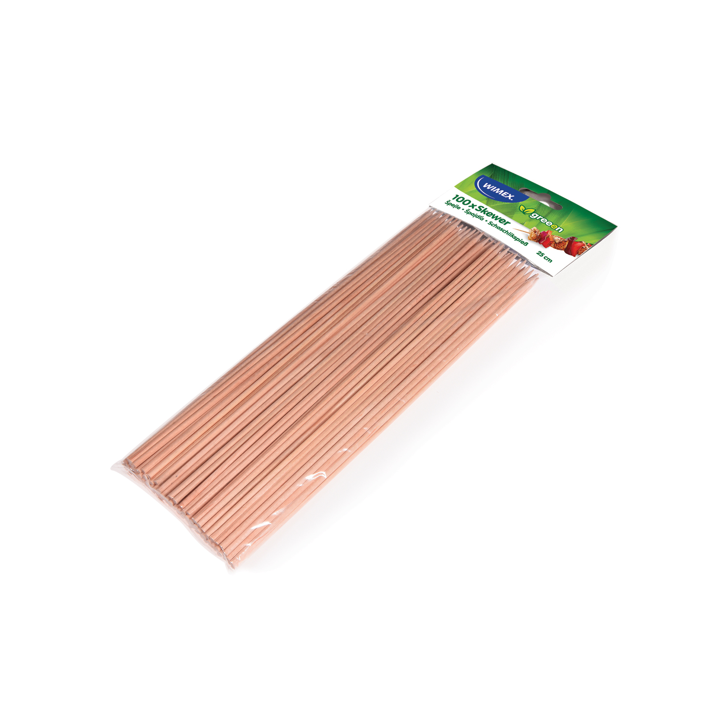 Schaschlikspiess Holz FSC 100% Ø 3 mm x 25 cm natur, Packung mit 100 Stück