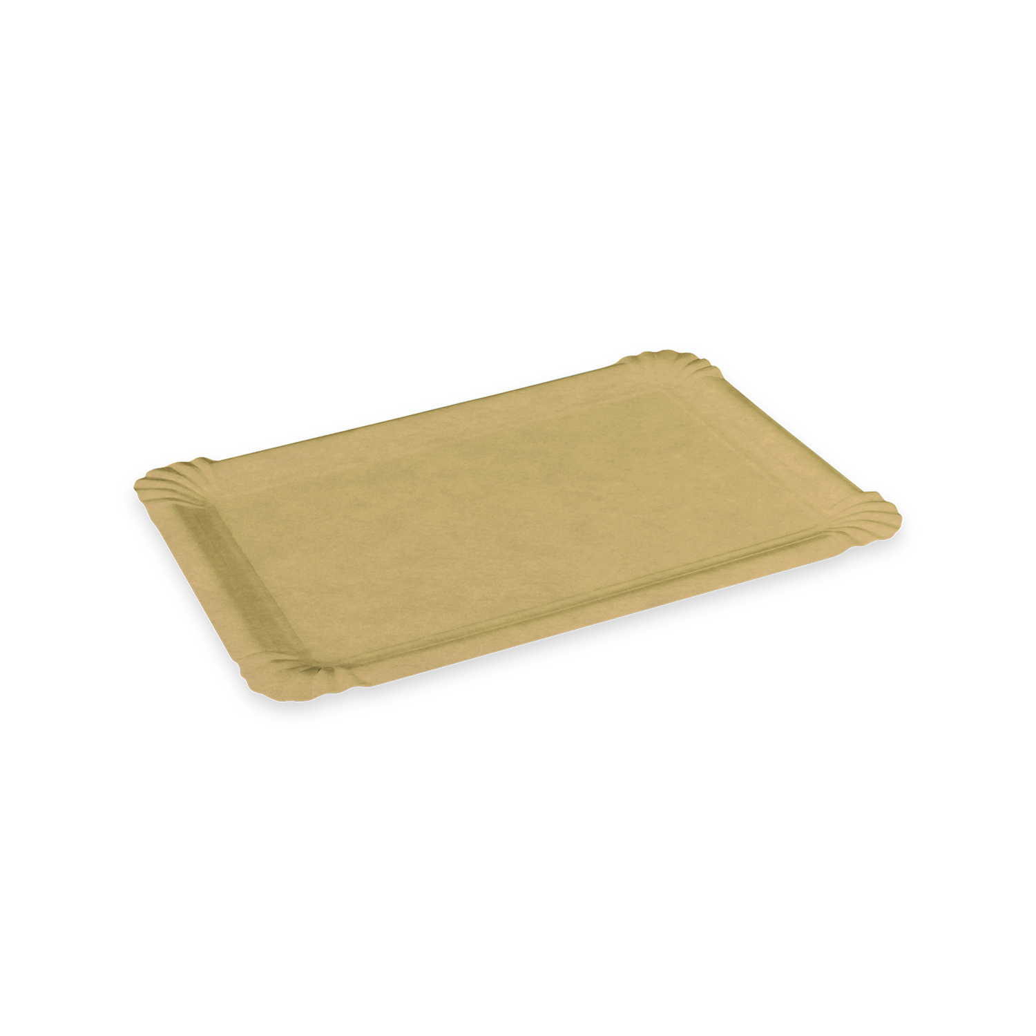 Pappteller aus PAP FSC Mix kraft 13 x 20 cm fettdicht, Packung mit 250 Stück