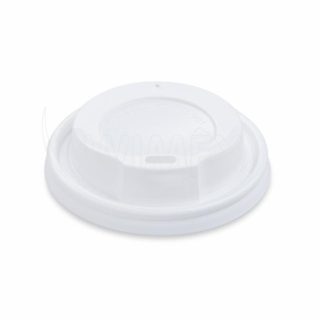 Domdeckel aus PS weiss Ø 80 mm, Packung mit 100 Stück