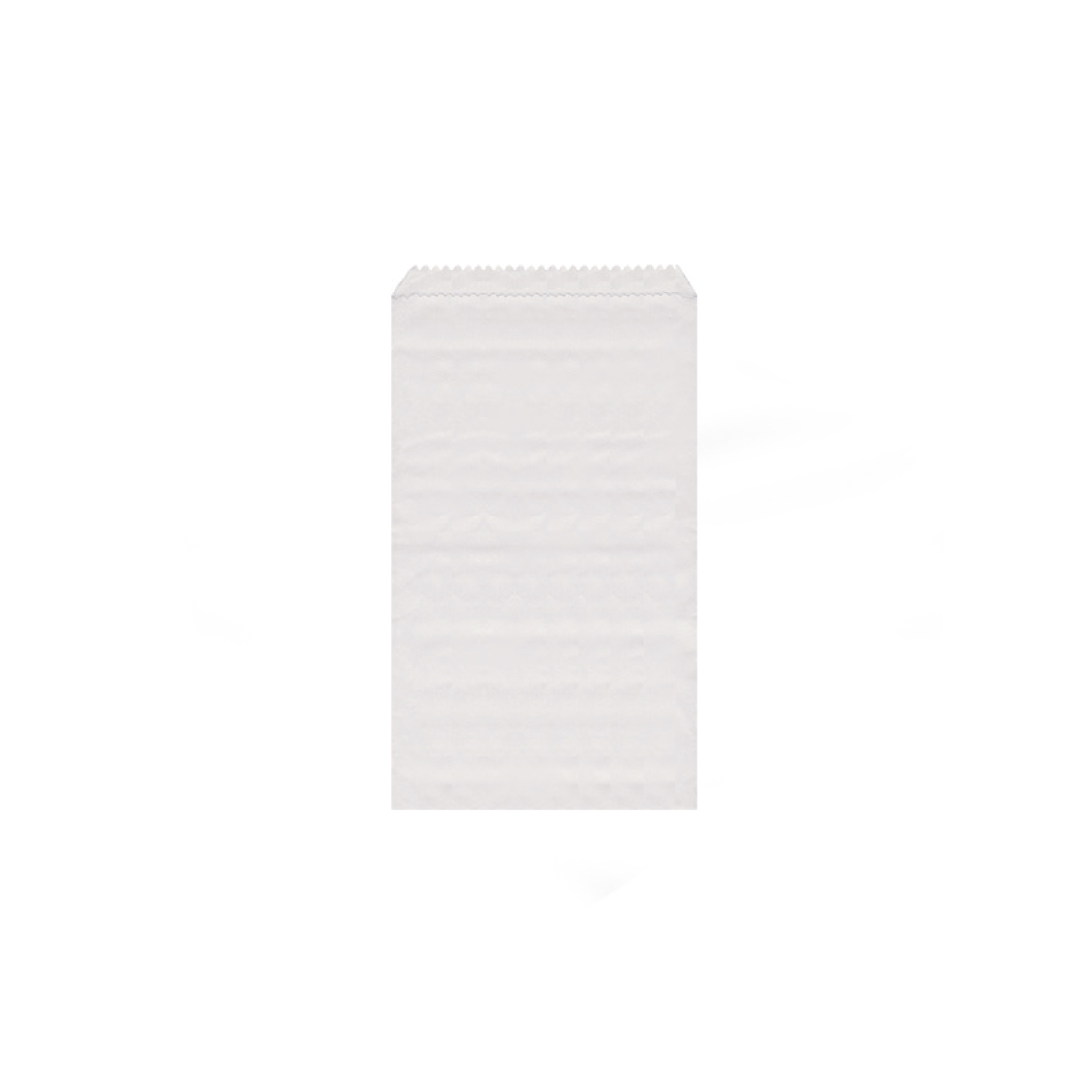 Papier Flachbeutel weiss 9 x 14 cm, Packung mit 4000 Stück
