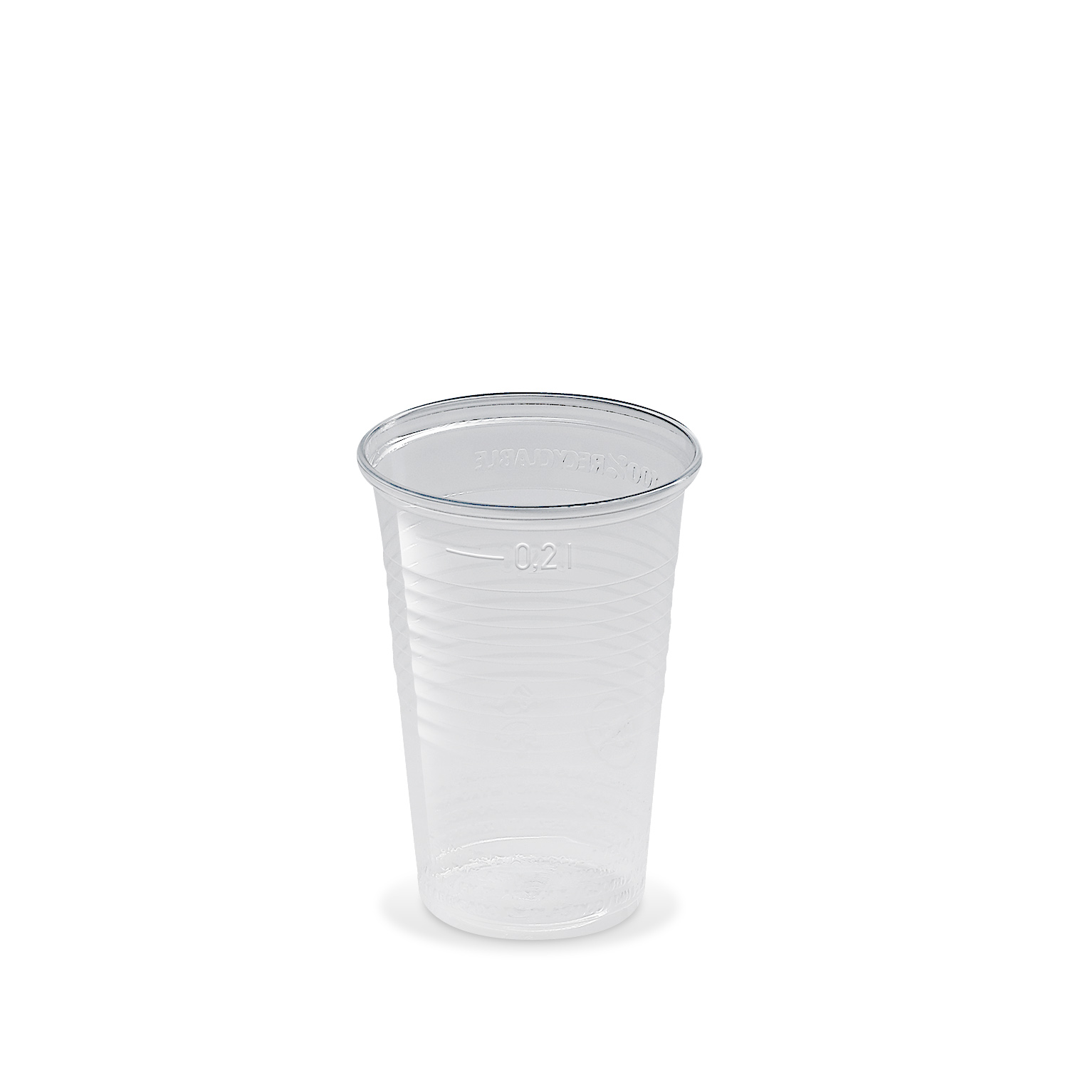 Trinkbecher (PP) klar Ø70mm 0,2L Trinkbecher (PP) klar Ø70mm 0,2L