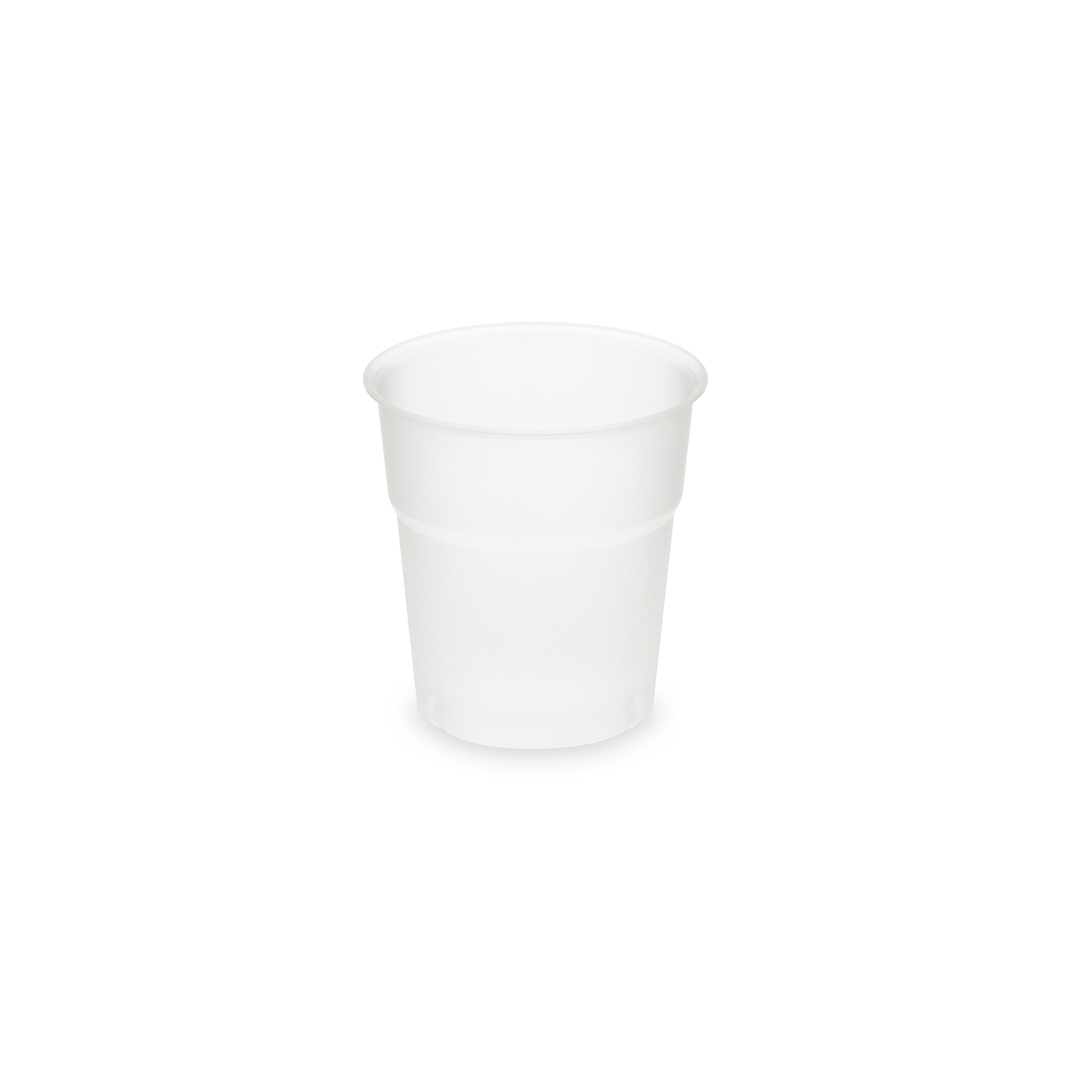 Trinkbecher CPLA natur 100 ml Ø 57 mm, Packung mit 50 Stück