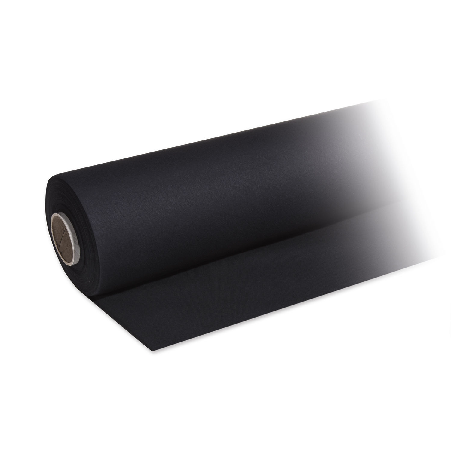 Tischdecke (PAP-Airlaid) PREMIUM gerollt schwarz 1,2 x 25 m