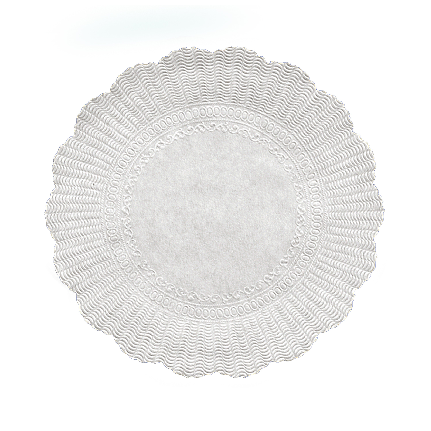 Plattenpapier aus Papier, weiss, Ø 32 cm, Packung à 500 Stück
