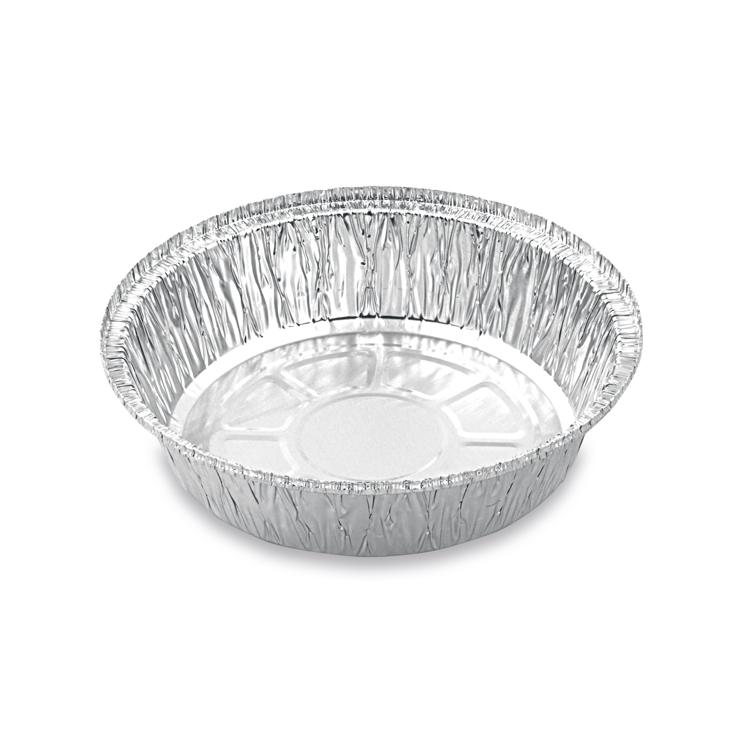 Alu-Schale rund Ø 185 x 43 mm, 770 ml, Packung mit 100 Stück
