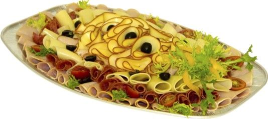 Catering-Platte ALU oval 43 x 29 cm, Packung mit 5 Stück