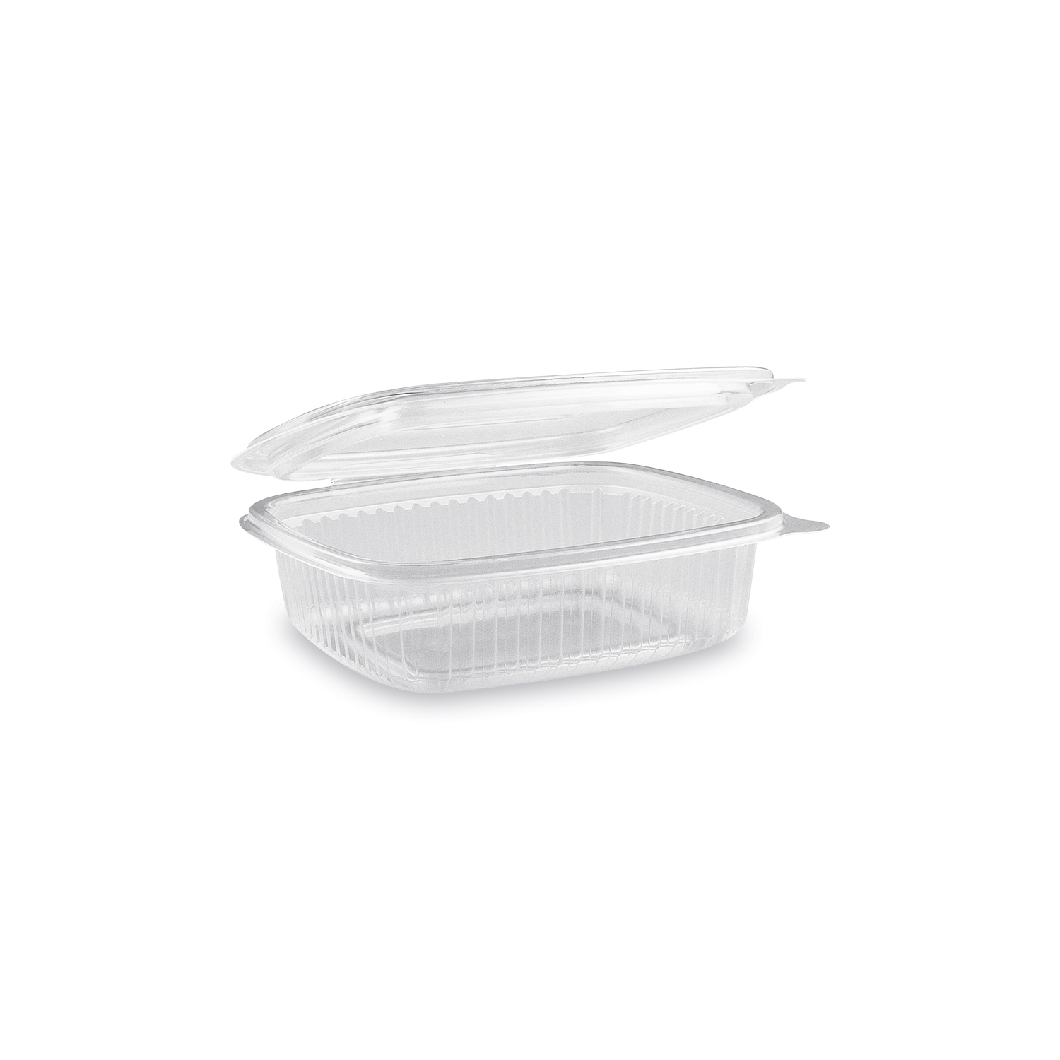 Feinkostbecher (PP) mit Deckel oval klar 375ml