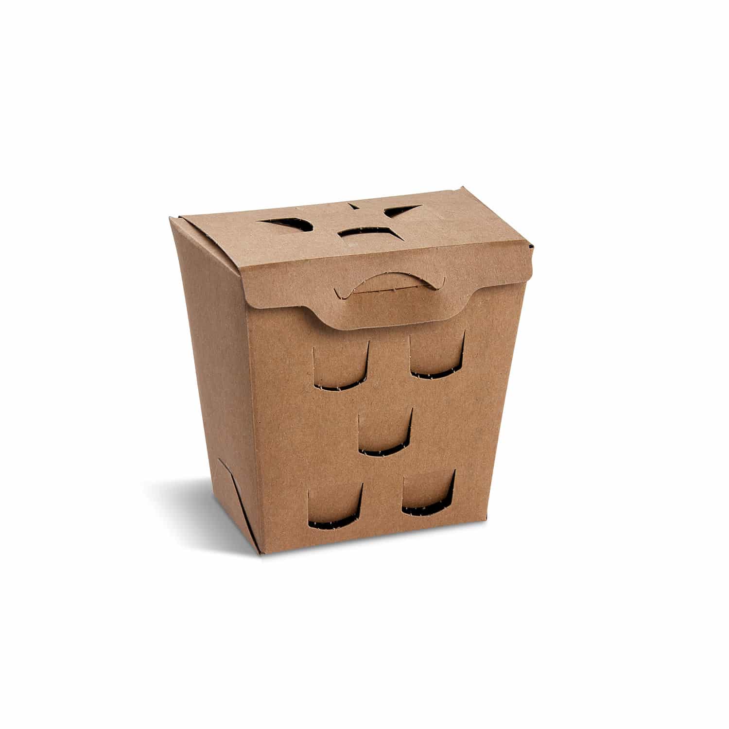 Fritesbox PAP FSC Mix kraft fettdicht, Packung mit 50 Stück
