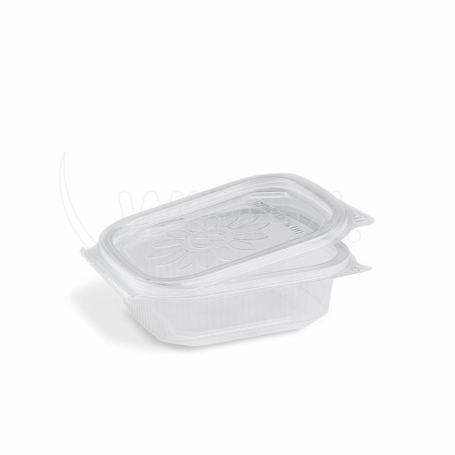 Feinkostbecher PP klar 200 ml, 108 x 127 x 37 mm, Packung mit 50 Stück