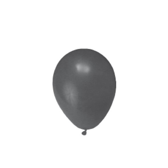 Luftballon aus Latex schwarz Ø 25 cm Packung mit 10 Stück