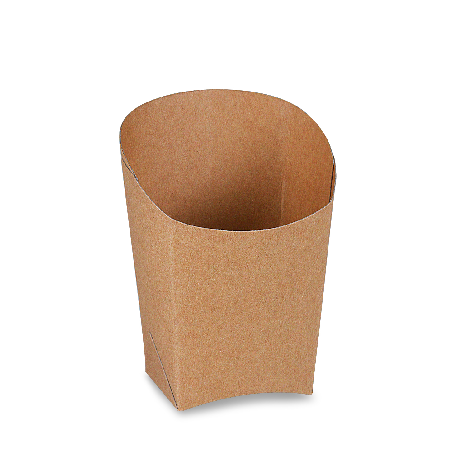 Wrap-Becher Papier FSC Mix fettdicht kraft 75 x 39 x 100 mm, Packung mit 50 Stück