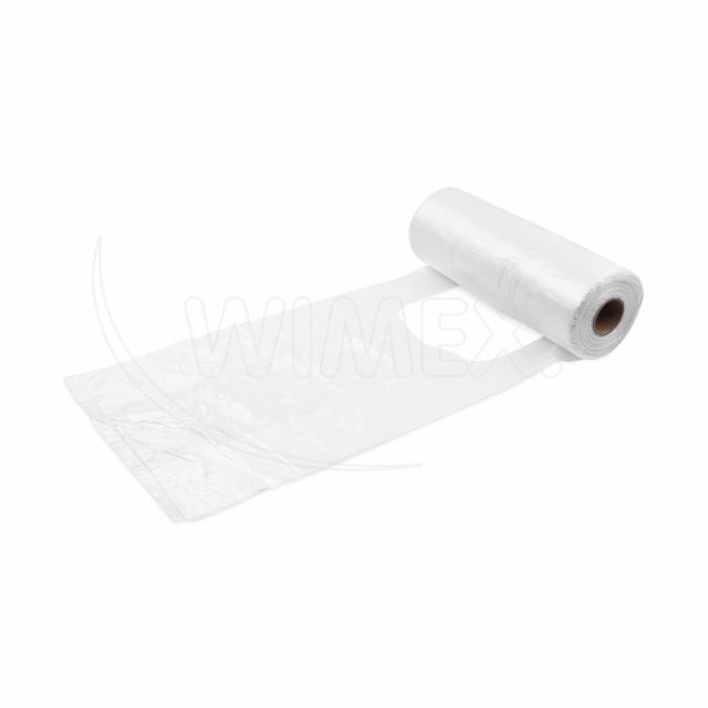 Knotenbeutel HDPE transparent 22+11 x 48 cm, Packung mit 200 Stück