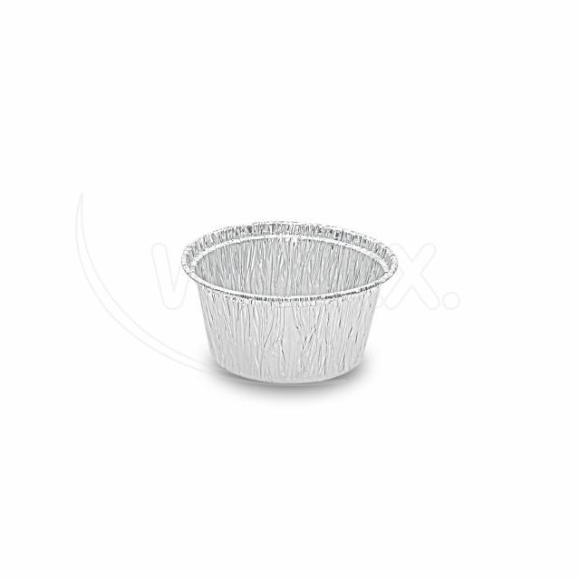 Alu-Becher rund Ø 80 x 36 mm 110 ml, Packung mit 100 Stück