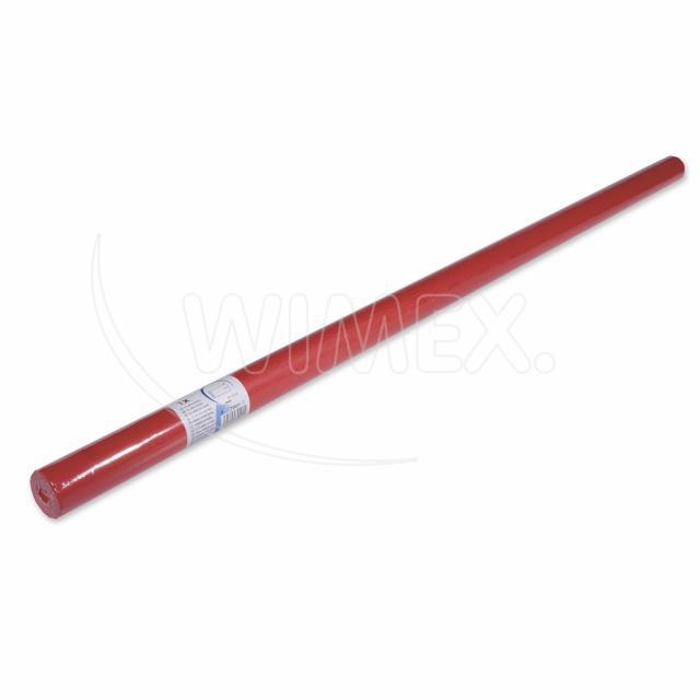Damasttischtuch aus PAP rot, 1,2 x 8 m, Packung mit 1 Stück