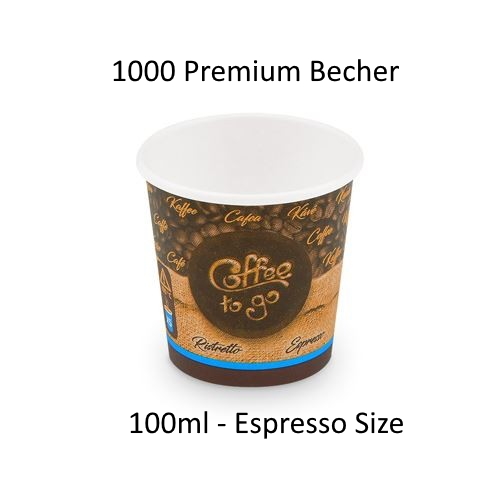 Pappbecher PAP FSC Mix/PE 110 ml Ø 62 mm Motiv, Karton 20 x 50 Stück