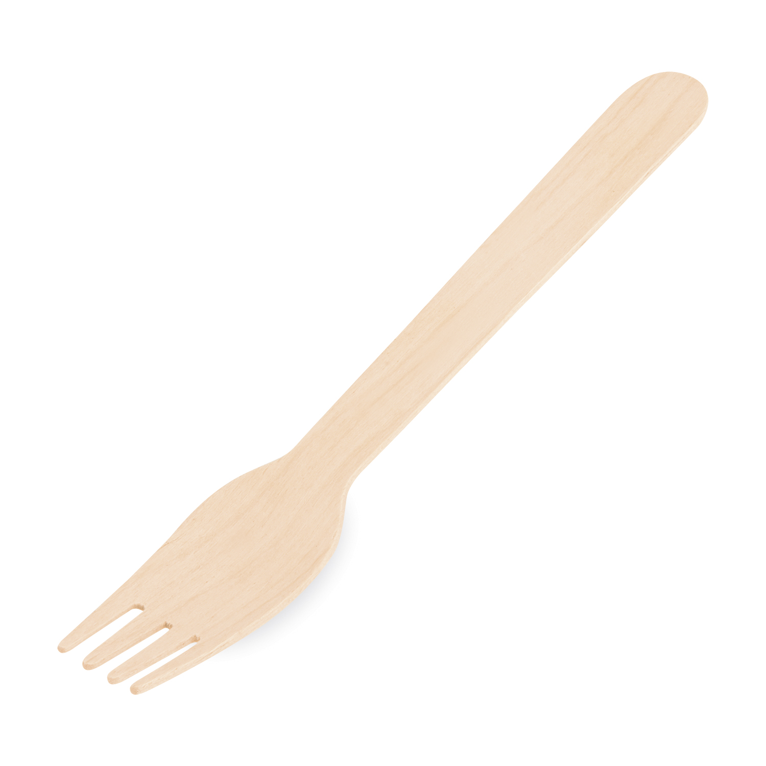 Holzgabel FSC 100% 16 cm natur, Packung mit 100 Stück