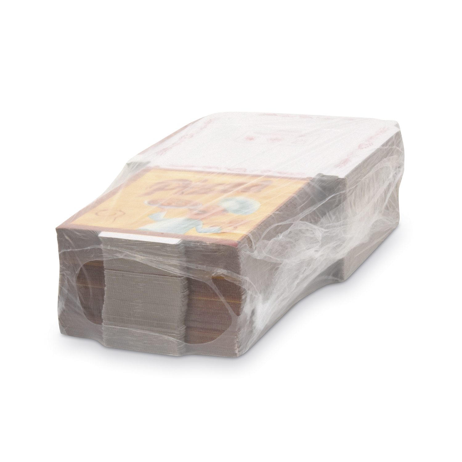 Pizzakarton aus Mikrowellpappe weiss bedruckt, 29,5 x 29,5 x 3 cm, Packung mit 100 Stück