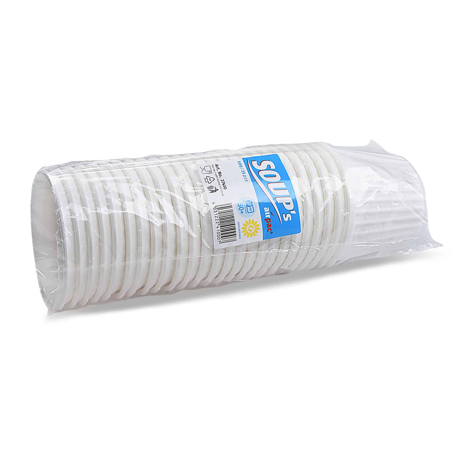 Behälter XPP weiss Ø 115 x 85 mm 500 ml, Packung mit 25 Stück