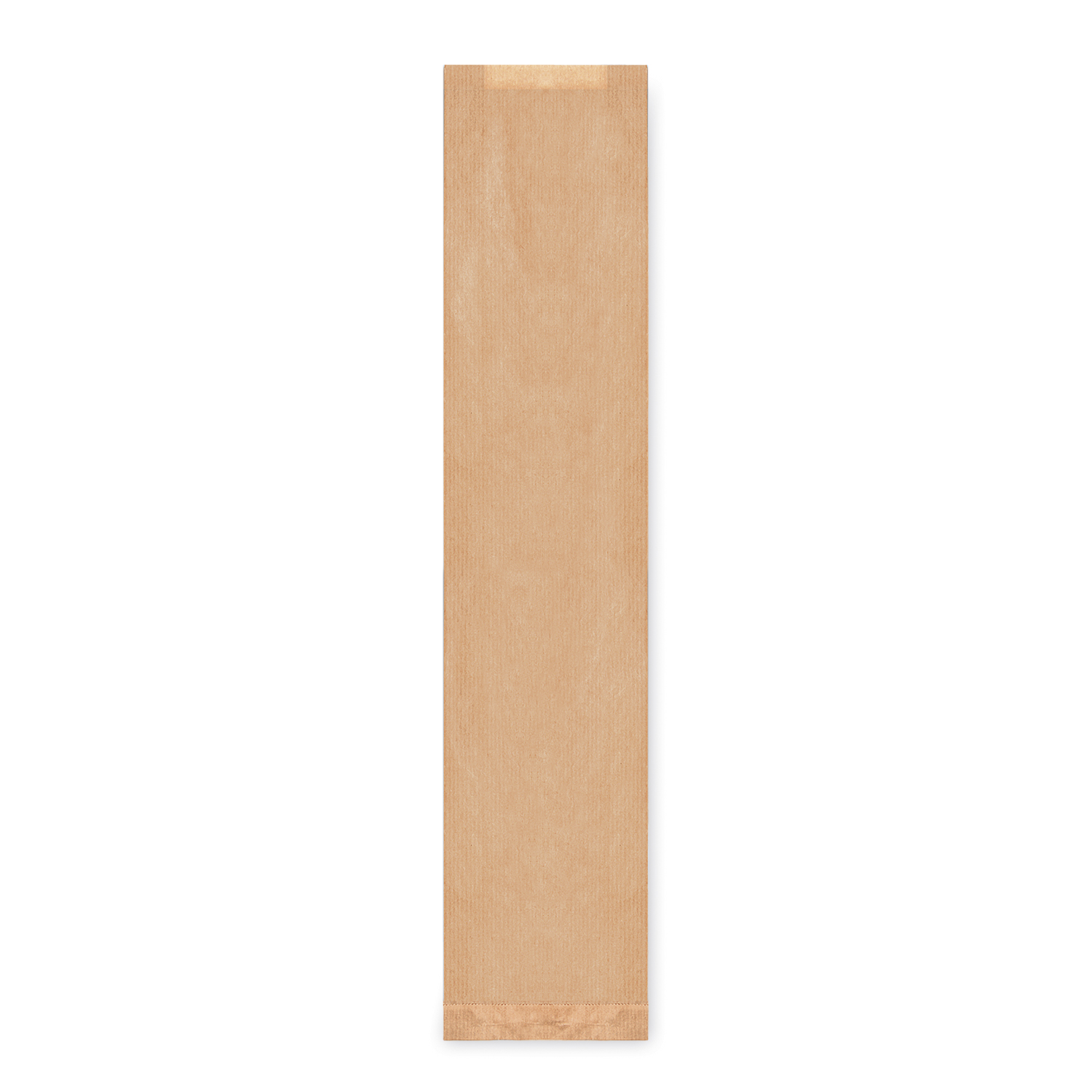 Papierfaltenbeutel braun 12+5 x 59 cm für Baguette, Packung mit 1000 Stück