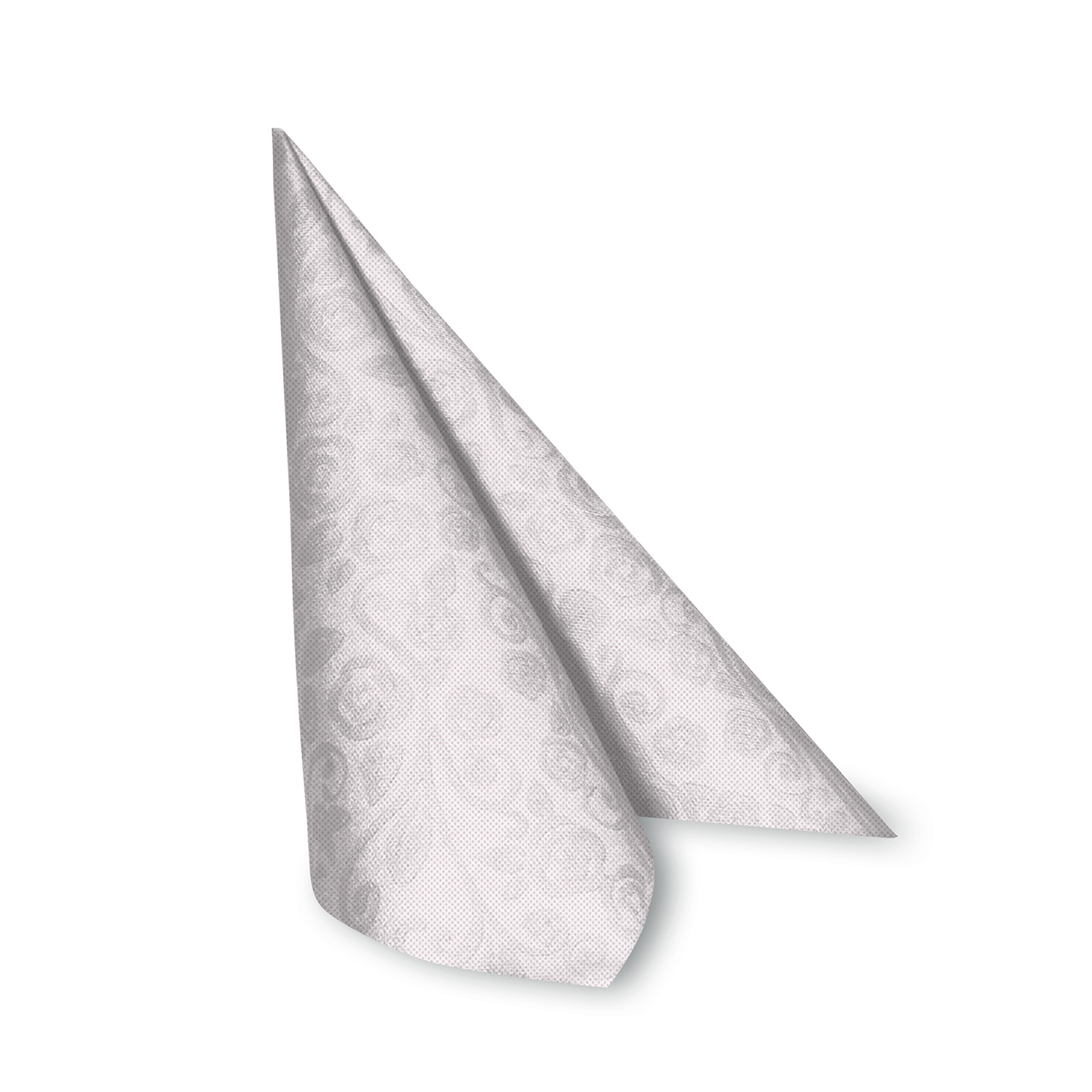 Serviette PAP-Airlaid FSC Mix 40 x 40 cm weiss Dekor R, Packung mit 50 Stück