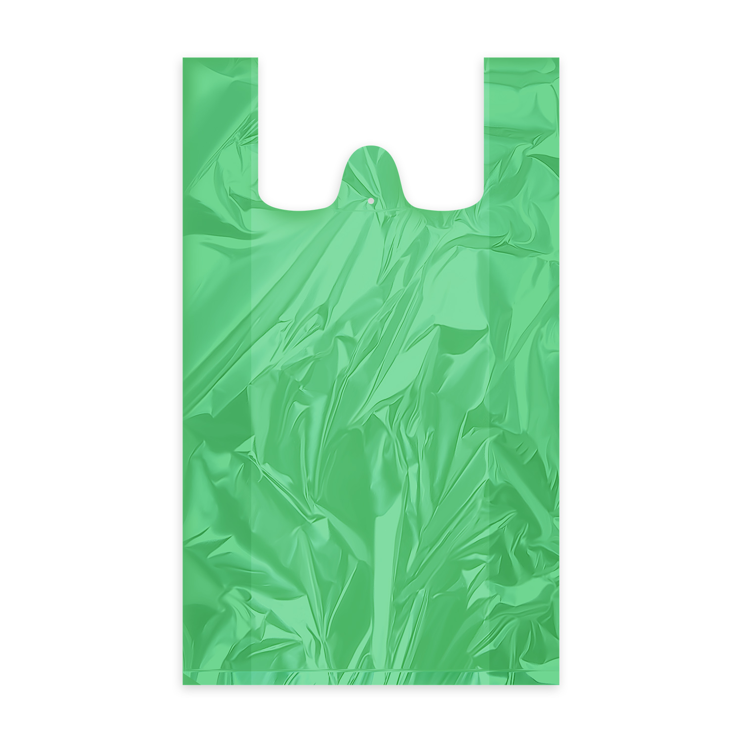 Hemdchen-Tragetasche (HDPE) grün 30+14 x 50 cm `10kg` Hemdchen-Tragetasche (HDPE) grün 30+14 x 50 cm `10kg`