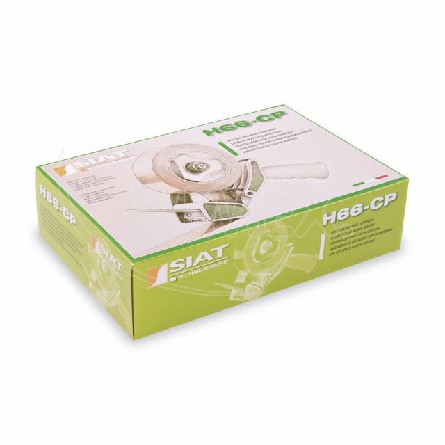 Klebeband-Handabroller ABS/FE mit Bremse, 50 mm Ø 140 mm, 1 Stück