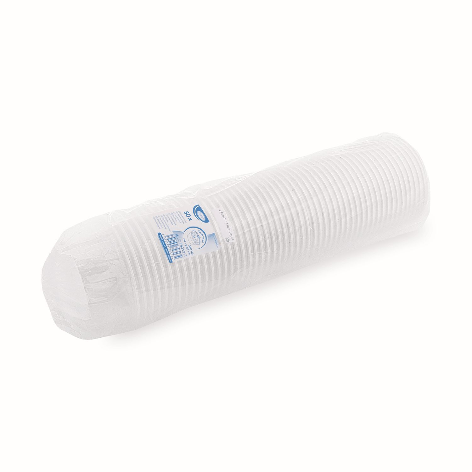 PP Schale weiss Ø 127 mm x 49 mm 350 ml, Packung mit 50 Stück