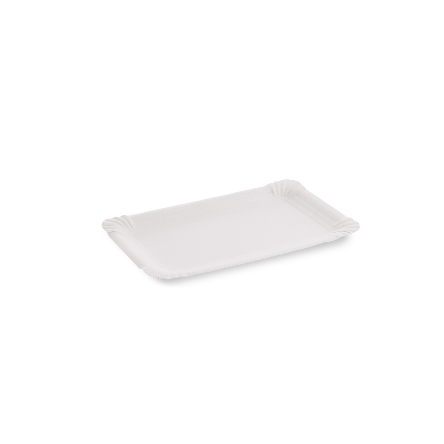 Pappteller weiß 11 x 17 cm Pappteller weiß 11 x 17 cm