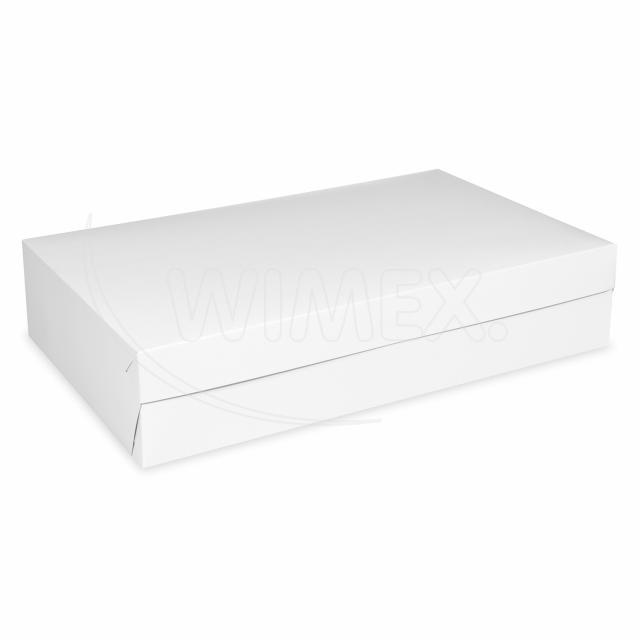 Tortenkarton aus PAP-Recy weiss 45 x 30 x 10 cm, Packung mit 50 Stück